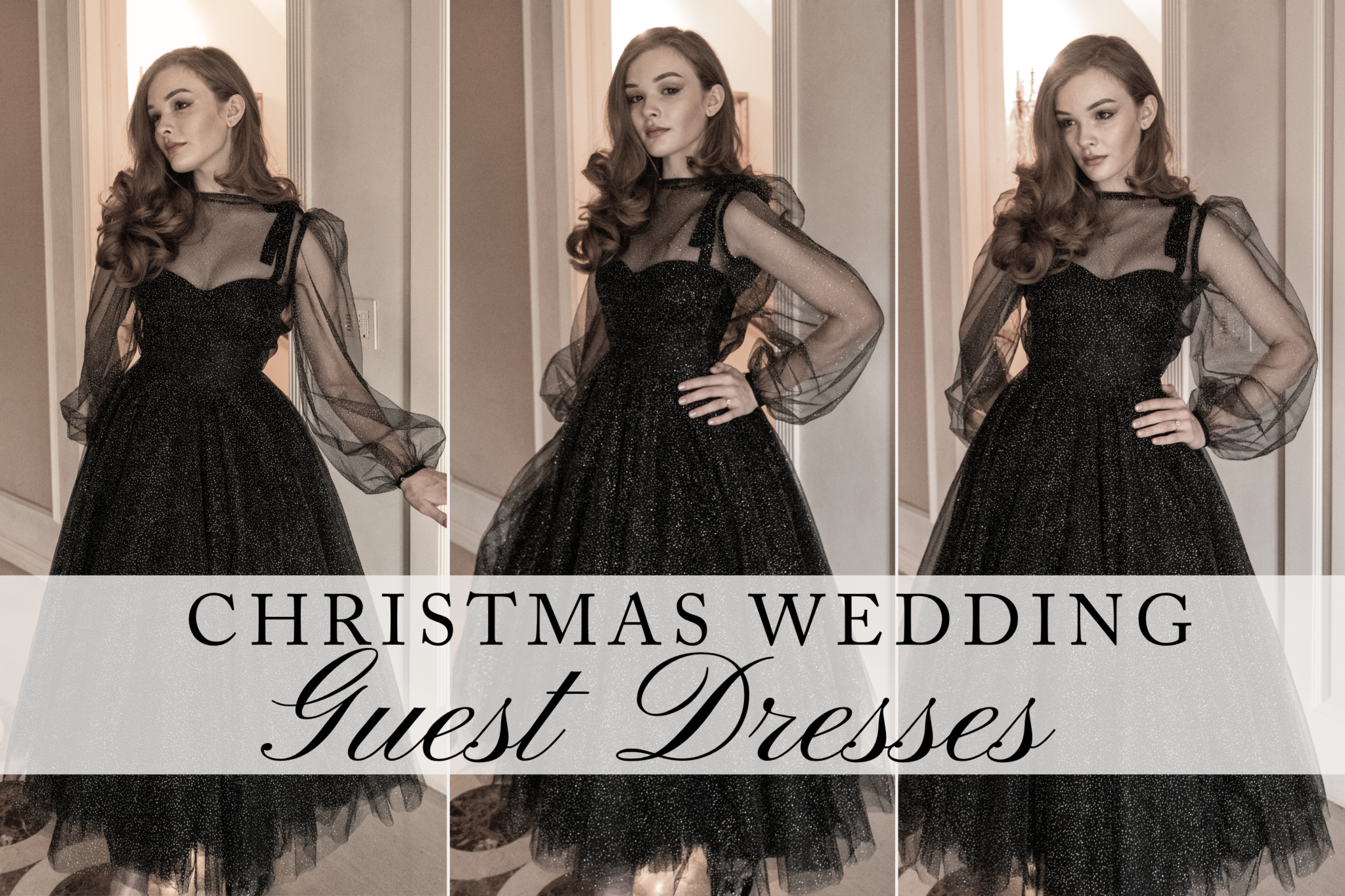 11 christmas wedding guest dresses for a holiday wedding