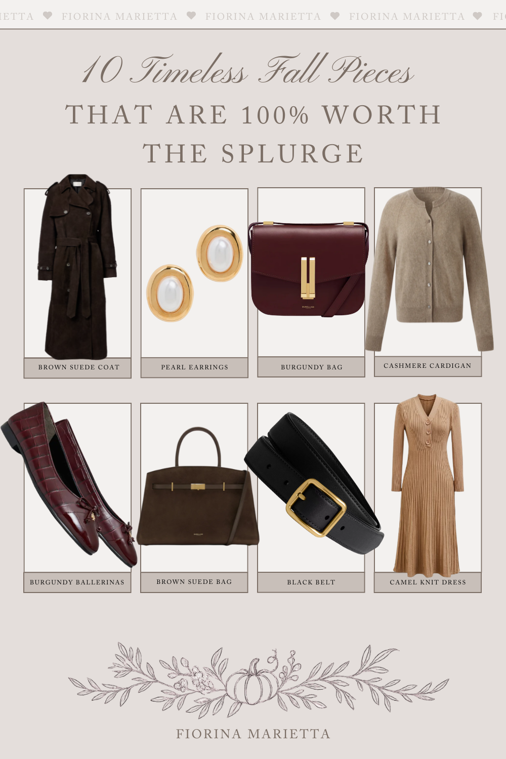 fall investment pieces