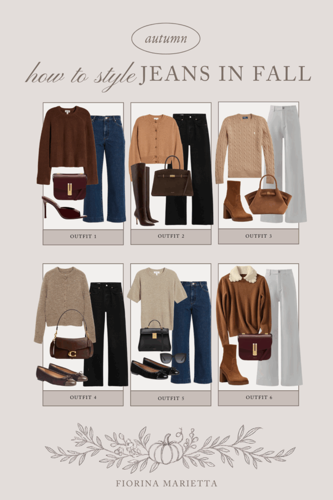 how to style jeans in the fall